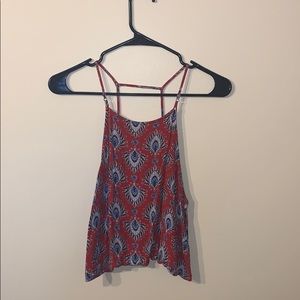 Red/Orange Halter Top